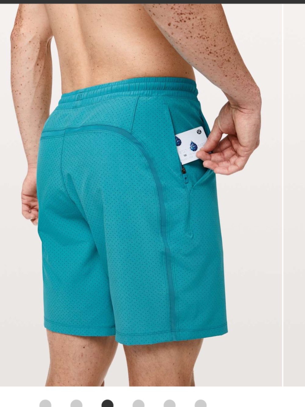Lululemon Pace Breaker Short *Lined Perforated 9” Amazonite - Picture 4 of 11